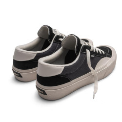 STRAYE Logan Black/Carbon/Cream Canvas Shoes