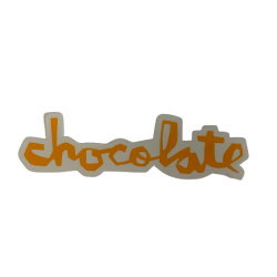 CHOCOLATE Logo Orange Sticker