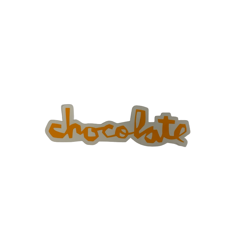 CHOCOLATE Logo Orange Sticker