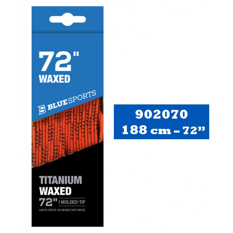 Lacets Cirés BLUE SPORTS Titanium