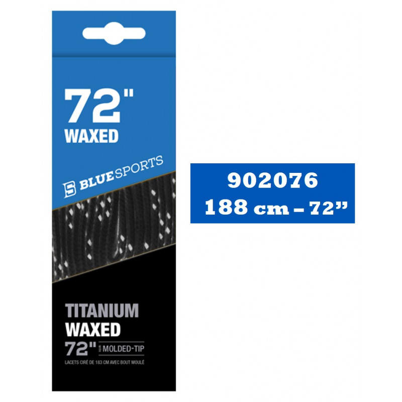 Lacets Cirés BLUE SPORTS Titanium
