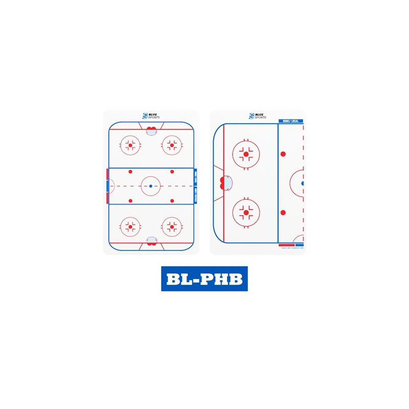 TABLEAU D'ENTRAINEUR DELUXE HOCKEY 15,24 cm x 10,16 cm BLUESPORTS