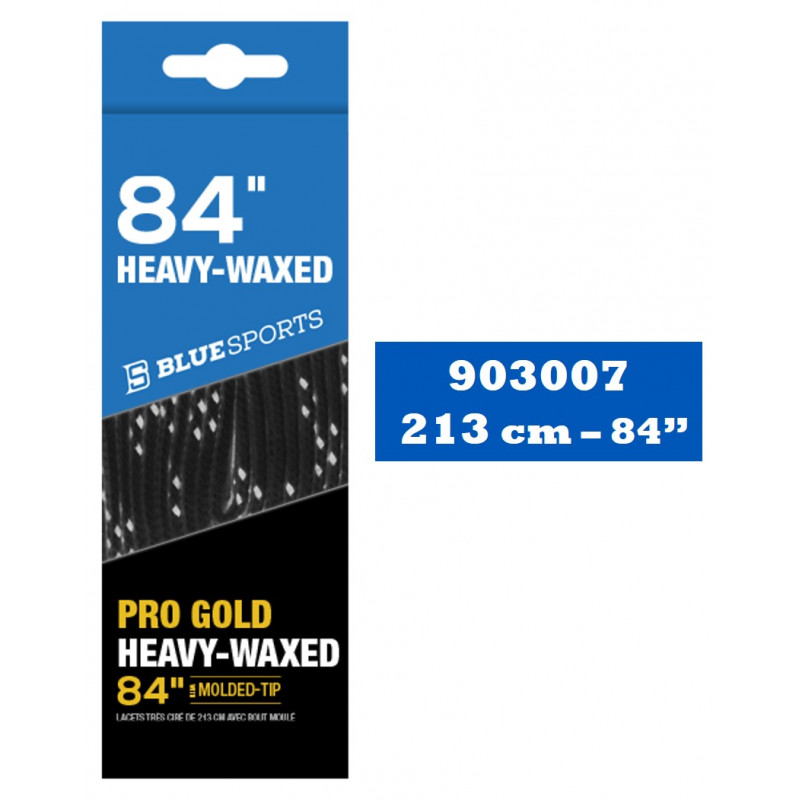 BLUE SPORTS Pro Gold Heavy Waxed Laces