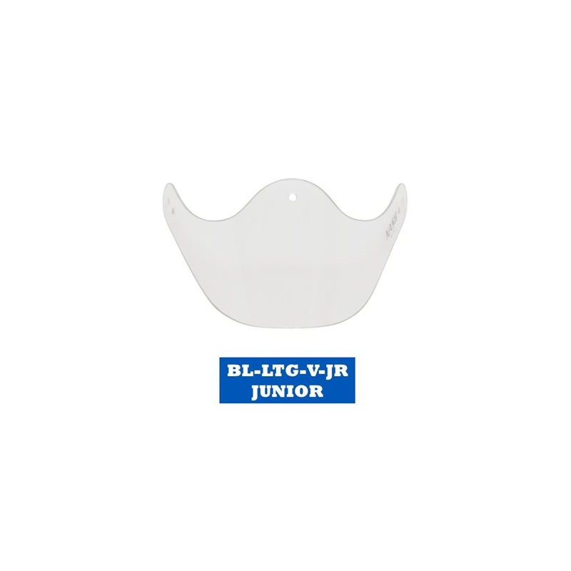 BLUESPORTS LEXAN THROAT GUARD"V" JR/SR