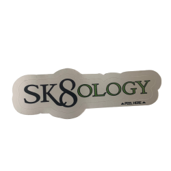 SK8OLOGY small green Logo Stickers