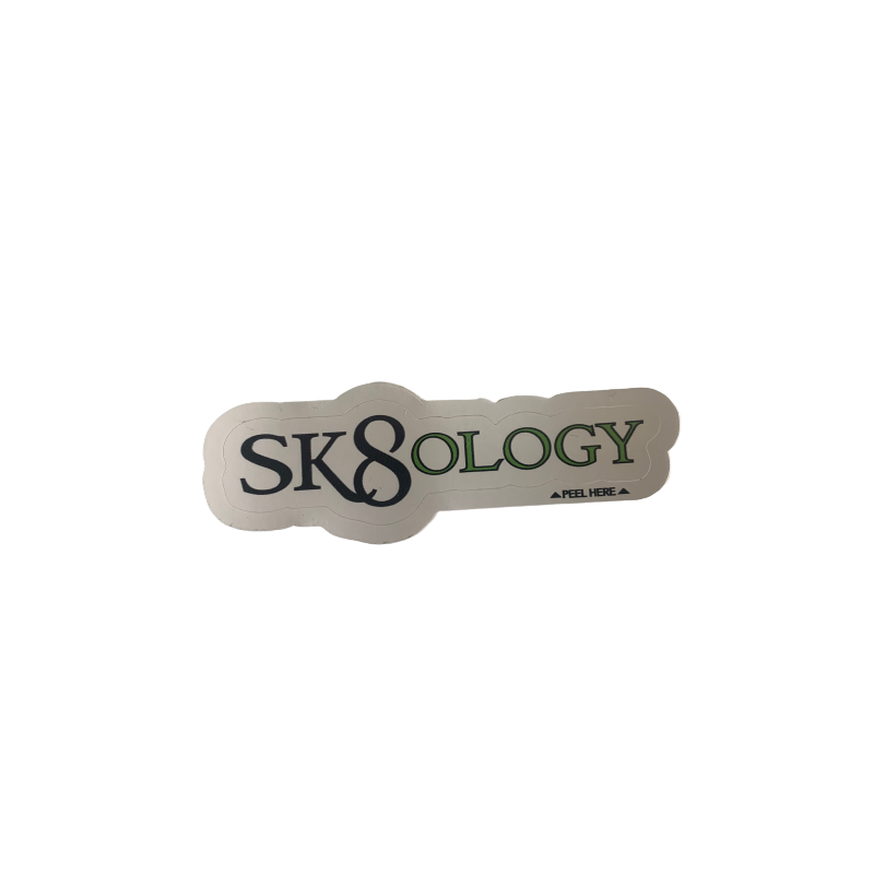 SK8OLOGY small green Logo Stickers