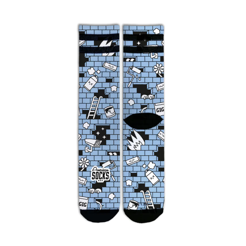Chaussettes The Wall Mi-Mollet AMERICAN SOCKS