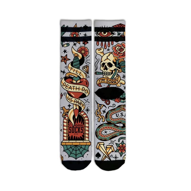 Chaussettes Till Death Do Us Part Mi-Mollet AMERICAN SOCKS