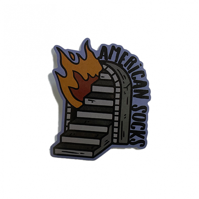 Sticker AMERICAN SOCKS Fire stairs