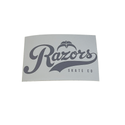 Autocollant Razors Logo gris
