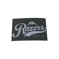 sticker Razors Logo grey black