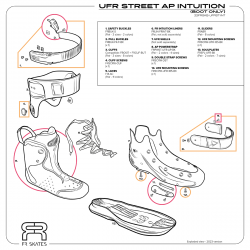 UFR Street AP Intuition Black FR Skates Boots 2023