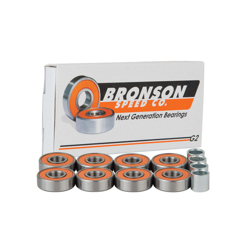 Roulements Bronson Speed Co G2 x8 Skateboard 8 mm Haute Performance