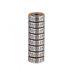 Bronson G3 Skateboard Bearings x8 High Performance 8mm
