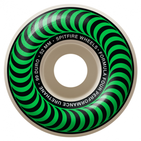Roues De Skateboard Spitfire Bighead 53 Mm 99A - Brûleurs Rouge Pour Street Et Park - Uréthane Haute Performance - 6