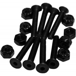Set screws 1.25" (Pack of 8) Black
