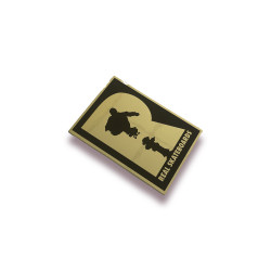 Sticker REAL Skateboards gold and black