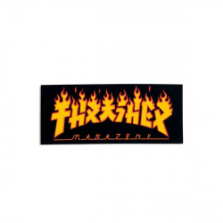 THRASHER Sticker Godzilla flame