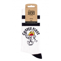 Chaussettes Coffee First - Mid High AMERICAN SOCKS
