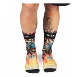 Chaussons Welcome to Hell Mid High AMERICAN SOCKS