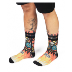 Chaussons Welcome to Hell Mid High AMERICAN SOCKS