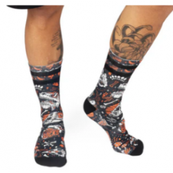 American Socks Slick Dinos Mid High