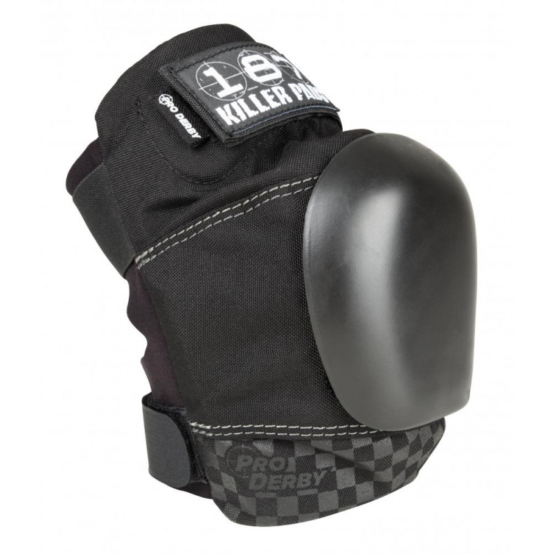 Genouillères 187 Killer Pads Pro Knee – Protection Maximale Noir/Blanc – Taille L