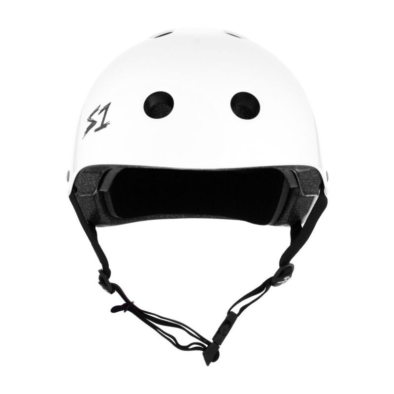 Casque S-ONE Lifer Black Gloss Taille S - Protection Skate BMX Trottinette