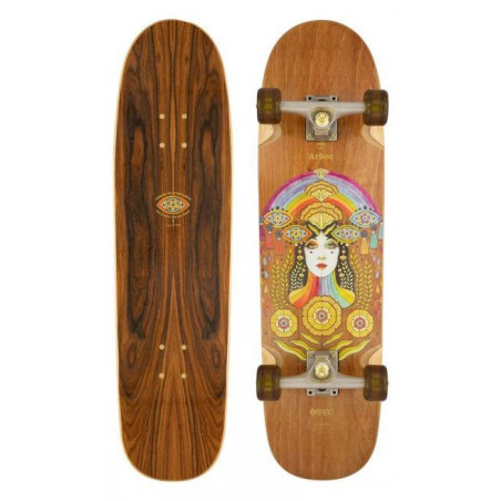 Skateboard Arbor 32 Pouces - Occasion En Bon état - Couleur Noyer