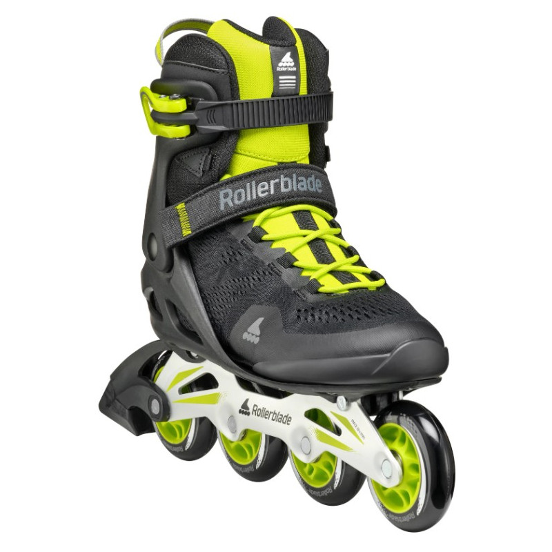 Rollerblade Macroblade 80 W Rollers en Ligne pour Femme Gris/Bleu Sarcelle 35/36