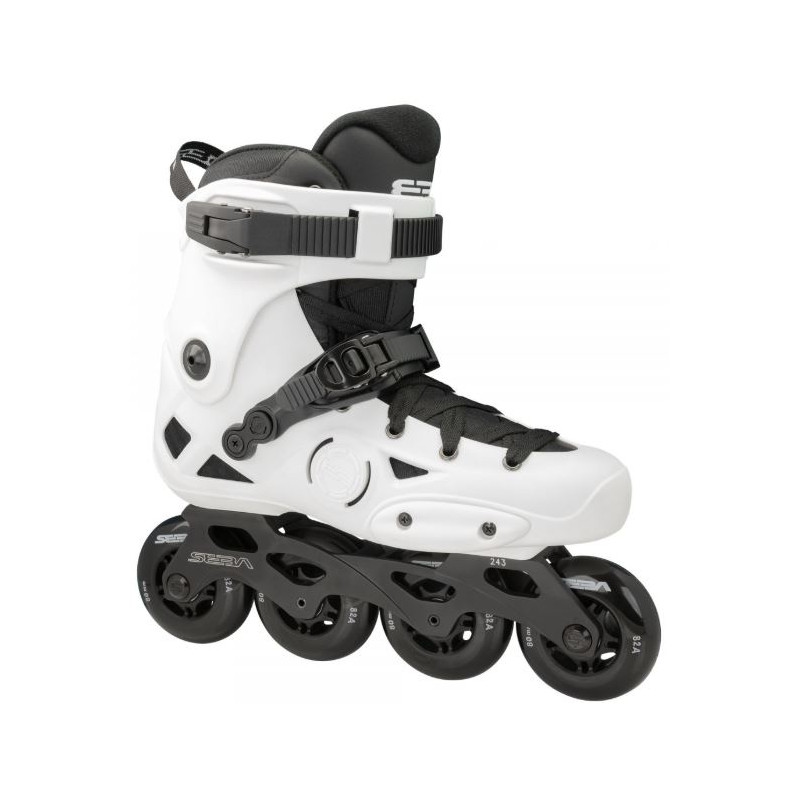 SEBA E3 80 Premium White 2025 – Urban & Freestyle Freeskate Roller