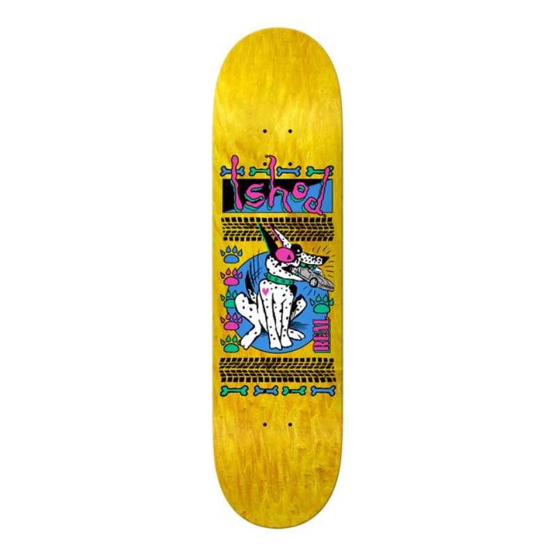 REAL Deck Ishod Rude TT Yellow 8.25" x 31.8 – Pro Skateboard Deck