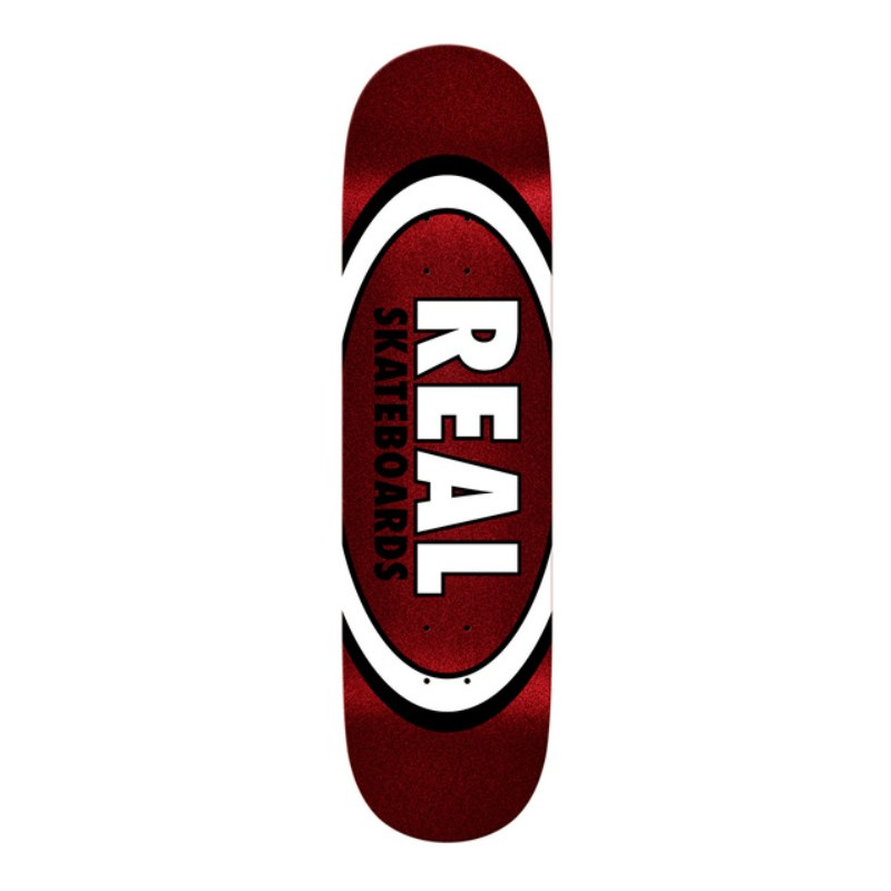 REAL Deck Classic Oval 8.5" x 31.85 – Skateboard Deck (Red Easy Rider)