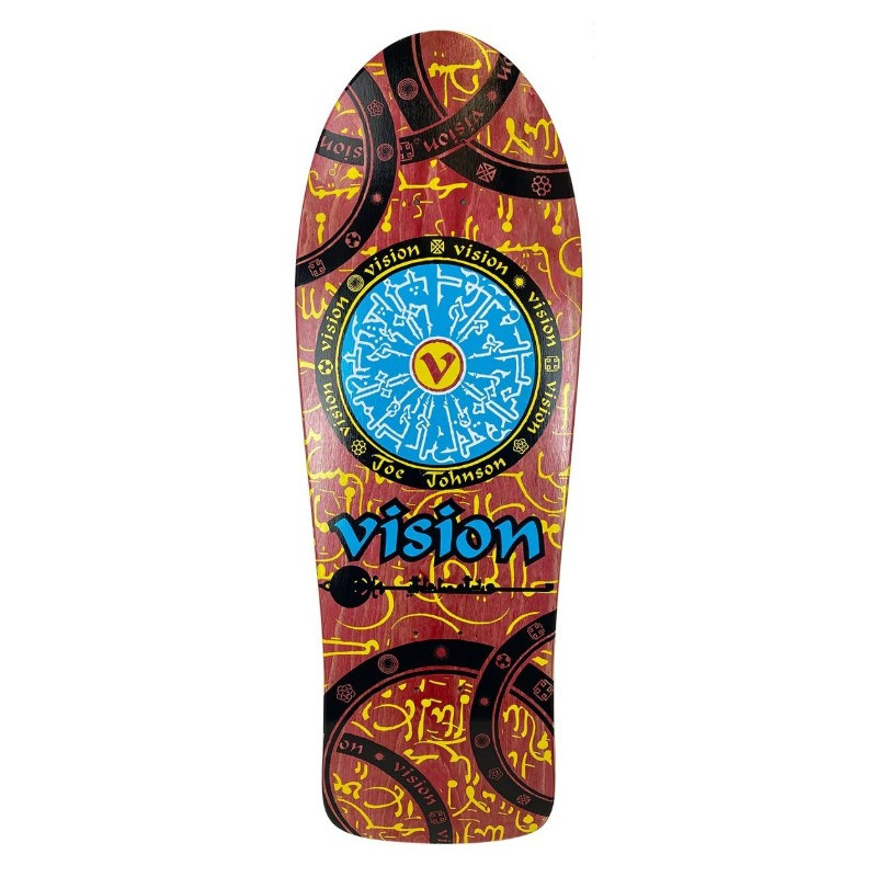 Vision "Double Take" Joe Johnson Hieroglyphics Deck - 10.25" x 30.75" - Brun