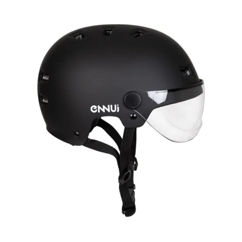 Ennui Clash Matte Black Helmet – High-Performance Roller Derby Helmet