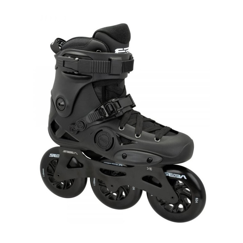 Roller SEBA E3 110 Premium Black – Freeride 3 roues – 2025