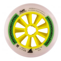 Rollerblade Hydrogen Pro 125mm X-Firm White/Green – Premium Marathon Speed Skate Wheel