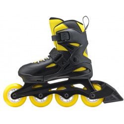 ROLLERBLADE Fury noir jaune – Patins Freeskate Enfant ajustables
