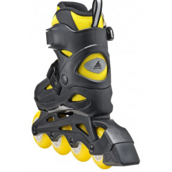 ROLLERBLADE Fury black/yellow – Adjustable Freeskate Inline Skates for Kids