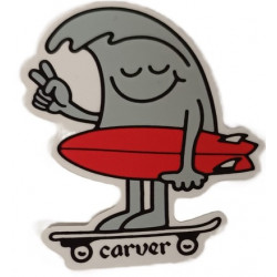 CARVER wave Sticker