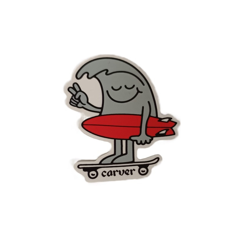 CARVER wave Sticker