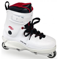 RAZORS Cult Level One White Skates – Customizable Freestyle Inline Skates for Beginners to Advanced Riders