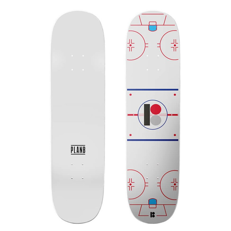 Plan B Faceoff 8.0" Skateboard Deck – Twin Tail, Low Concave