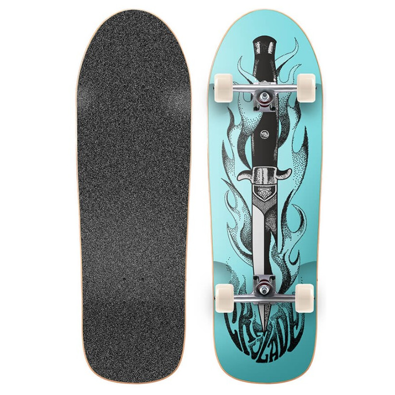 Skate Complet Cruzade Knife 10" – Shape Old School pour gros ride
