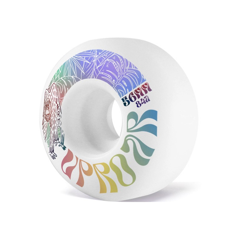 Uproar White 56mm 84A X4 JART Skateboard Wheels