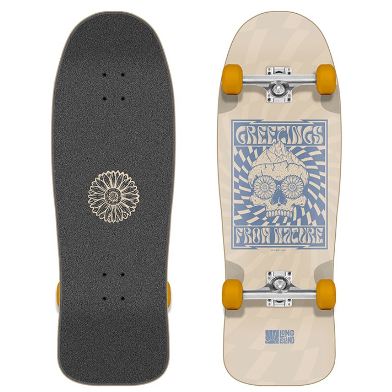 LIDO 10"x30.5" – Old School Cruiser by Long Island – Complete Skateboard