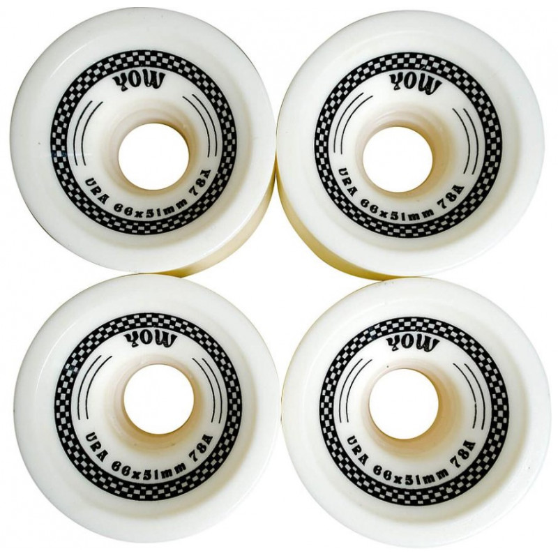 Roues Ura Mayo 66mm 78A – Pack 4 Roues Smooth Ride Soft – Skate & Surfskate