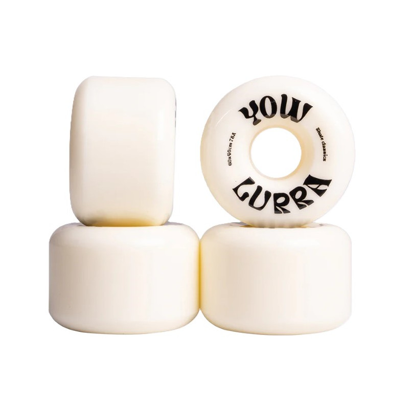 Roues YOW Lurra Mayo 60mm 78A – Pack 4 Roues Surfskate Soft & Précises