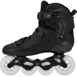 SL SEVEN BLACK – Freestyle Skates with Carbon Shell & Soft Cuff – Rocker Frame Setup