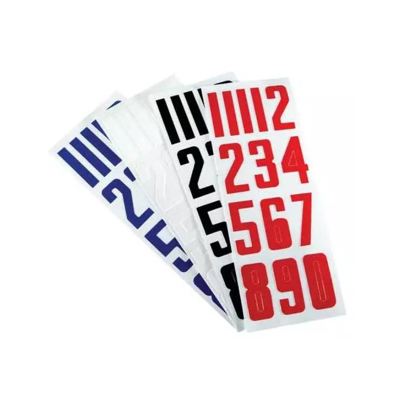 Stickers chiffres autocollants Bauer – Pour casque hockey